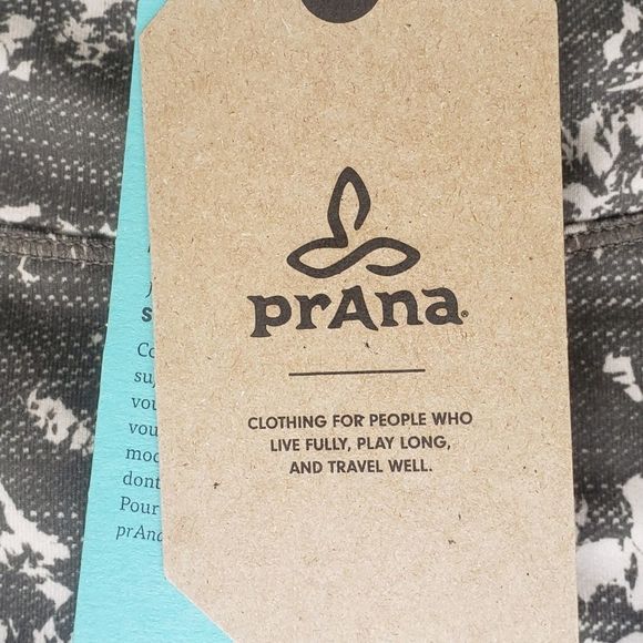 NWT Prana Pants New Pillar Printed Capri Leggings XS - Picture 5 of 8